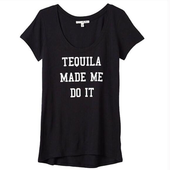 0266 NEW Tequila Made Me Do It T-shirt - Picture 1 of 4